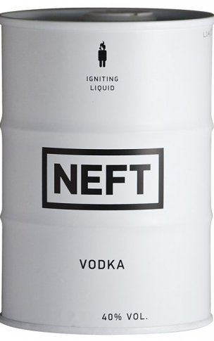 Vodka Neft White Barrel / Водка Нефть Белая 
