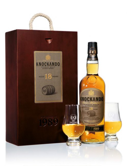 Knockando 18 Years Old + 2gl. / Нокандо 18 лет + 2бокала